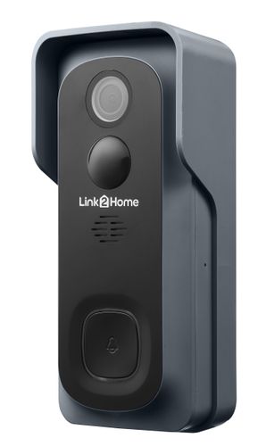 Link2Home Wireless Smart Video Doorbell BellBattery with Motion Detection, 2-Way Audio, WiFi, Voice Control & Wide-Angle Camera